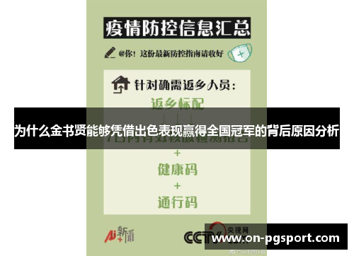 为什么金书贤能够凭借出色表现赢得全国冠军的背后原因分析
