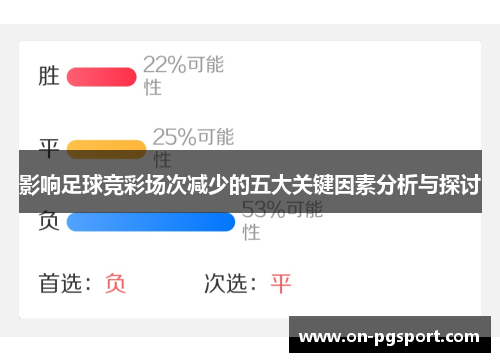 影响足球竞彩场次减少的五大关键因素分析与探讨
